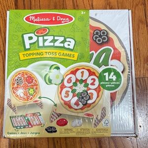 Brand New Melissa & Doug Pizza Topping Toss Game